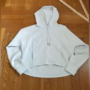 Lululemon Cropped Light Blue Women's Hoodie